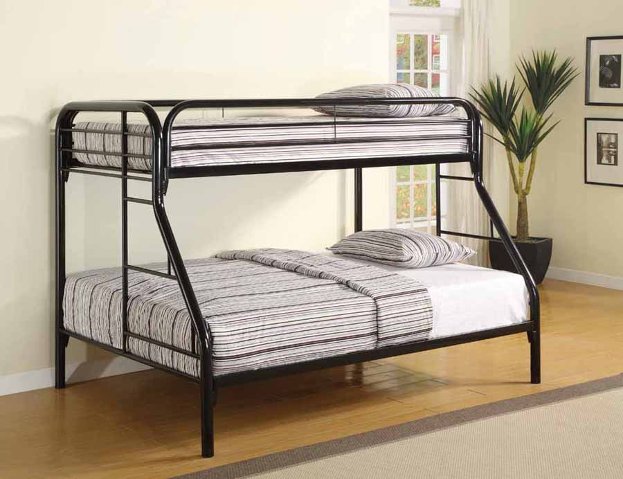 Everyday Black Twin/Full Bunk Bed cs2258KBB